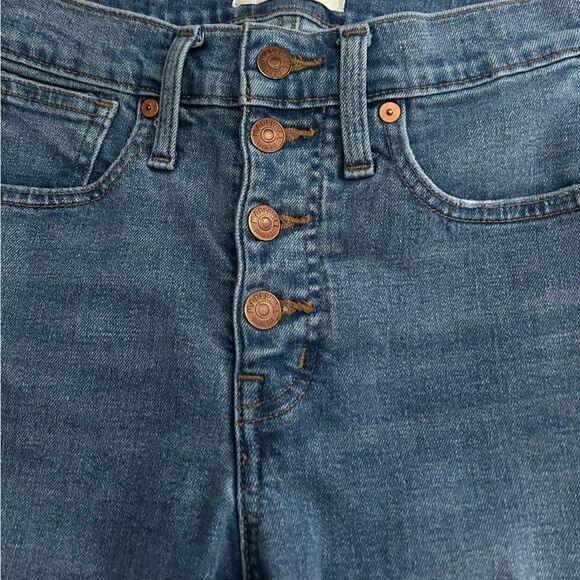 Madewell High-Rise Skinny Jeans Button-Front Size 25 MSRP 135.00 - Picture 10 of 10